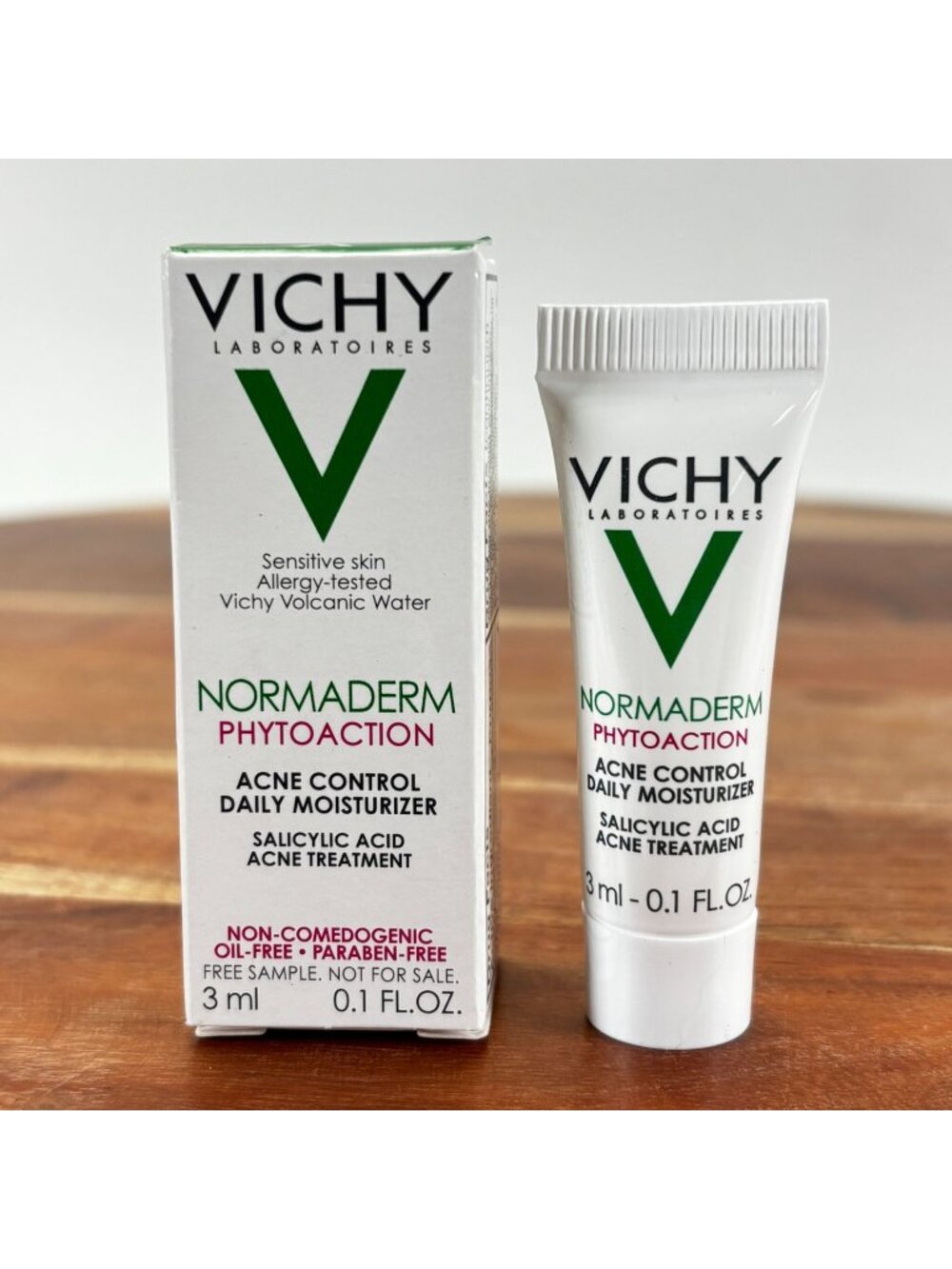 Vichy Normaderm Phytoaction Acne Control Moisturizer MINI .1 fl oz 3 ml Exp 9/23